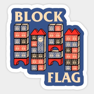 Block Flag Sticker